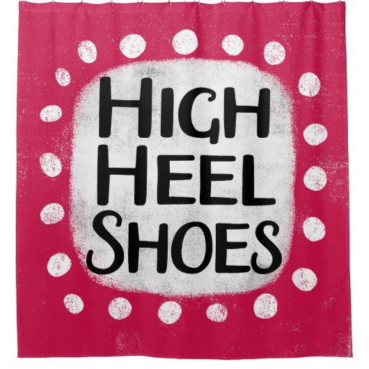 Duschvorhang mit High Heel Shoes (Vorderseite)