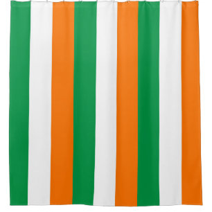 Duschvorhang mit irischer Flagge