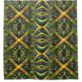 Duschvorhang mit jamaikanischen Farben (Vorderseite)