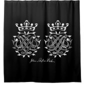 Duschvorhang mit Johann Sebastian Bach Siegel (Vorderseite)