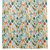 Duschvorhang mit Leaf-Thema (Vorderseite)