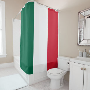 Duschvorhang mit mexikanischer Flagge - Fett-Farbb