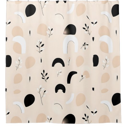 Duschvorhang mit Minimalistischem Chic (Vorderseite)