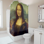 Duschvorhang mit Mona Lisa Print (Beispiel)