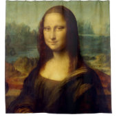 Duschvorhang mit Mona Lisa Print (Vorderseite)