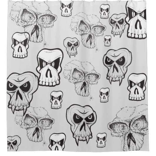 Duschvorhang mit Möwen (Vorderseite)