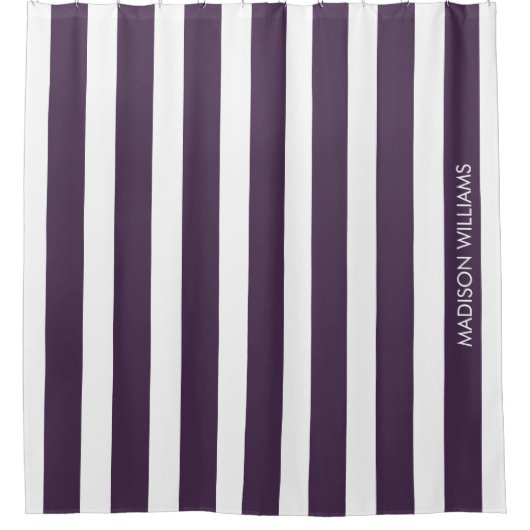 Duschvorhang mit personalisiertem Namen (Vorderseite)