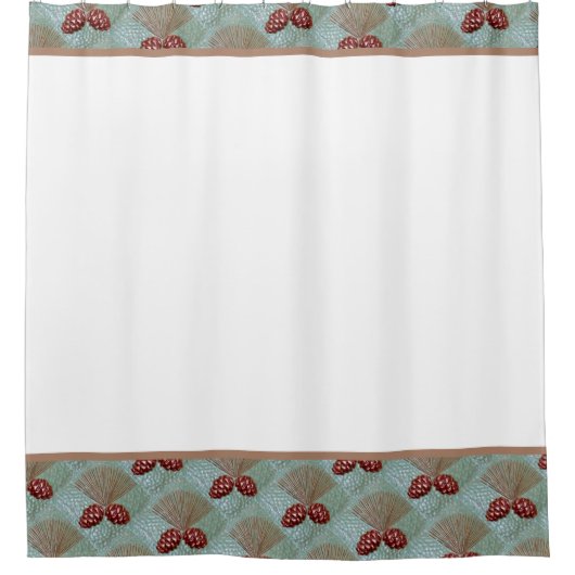 Duschvorhang mit Pinecone (Vorderseite)