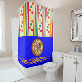 Duschvorhang mit Regenbogenfarben