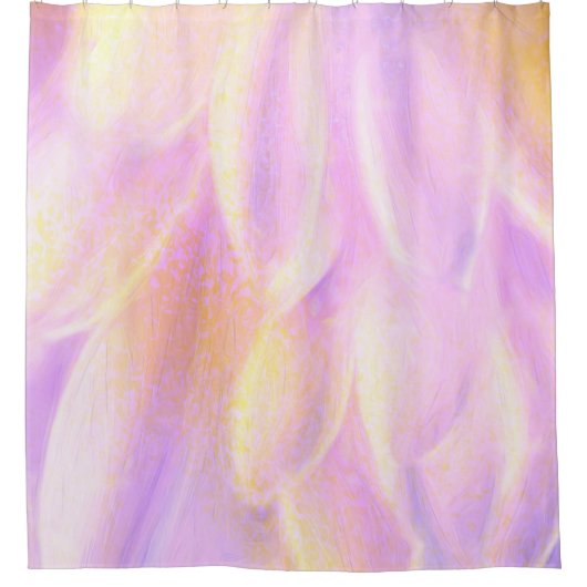 Duschvorhang mit rosa Petals (Vorderseite)