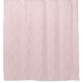 Duschvorhang mit rosa Zebramuster (Vorderseite)