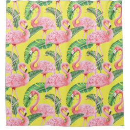 Duschvorhang mit tropischem Muster