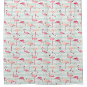 Duschvorhang mit tropischem Muster (Vorderseite)