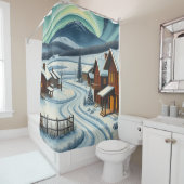 Duschvorhang - modern und funktionell (Beispiel)