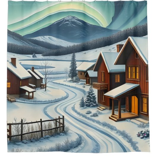 Duschvorhang - modern und funktionell (Vorderseite)