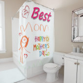 Duschvorhang Muttertag (Beispiel)