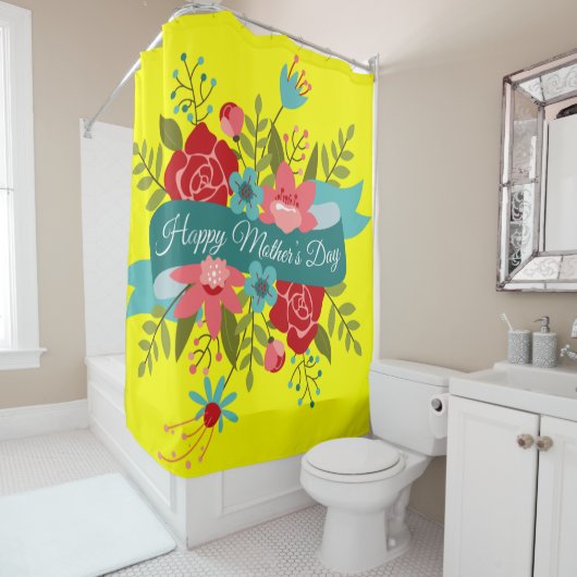 Duschvorhang Muttertag (Beispiel)