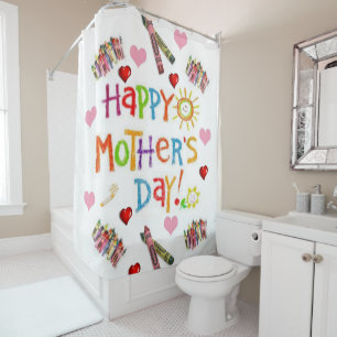 Duschvorhang Muttertag