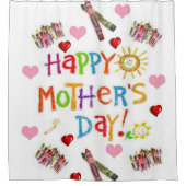 Duschvorhang Muttertag (Vorderseite)