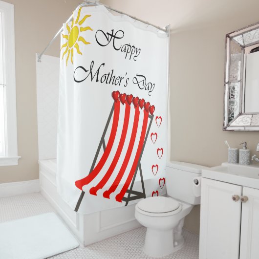 Duschvorhang Muttertag (Beispiel)