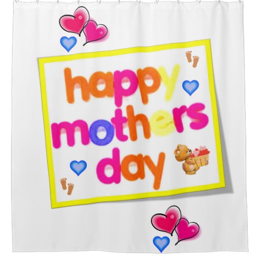 Duschvorhang Muttertag (Vorderseite)