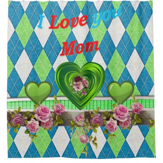 Duschvorhang Muttertag (Vorderseite)