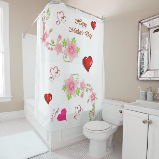 Duschvorhang Muttertag (Beispiel)