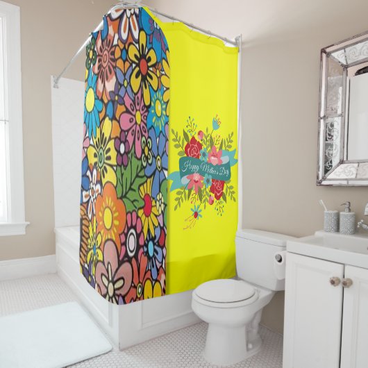 Duschvorhang Muttertag (Beispiel)