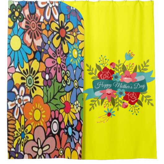 Duschvorhang Muttertag (Vorderseite)