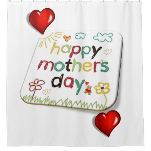 Duschvorhang Muttertag (Vorderseite)