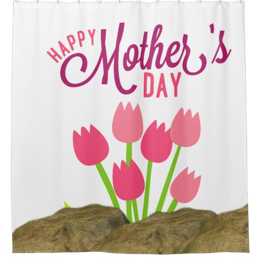 Duschvorhang Muttertag (Vorderseite)