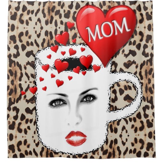 Duschvorhang Muttertag (Vorderseite)