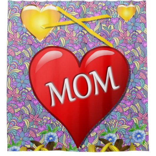 Duschvorhang Muttertag (Vorderseite)