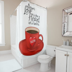 Duschvorhang Muttertag