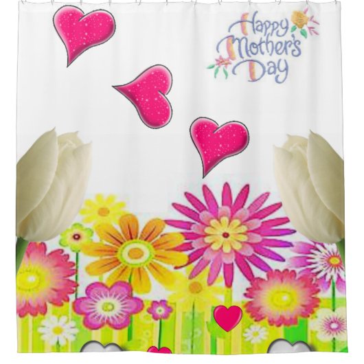 Duschvorhang Muttertag (Vorderseite)