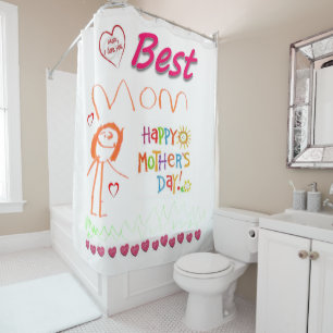 Duschvorhang Muttertag