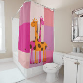 Duschvorhang Muttertag Giraffe (Beispiel)