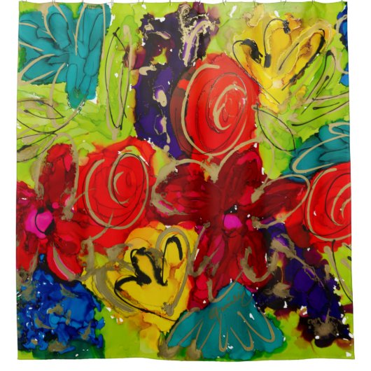 Duschvorhang Natur spricht Lovitaet (Vorderseite)