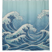 Duschvorhang Noon Waves (Vorderseite)