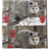 Duschvorhang Opossum Natur (Vorderseite)