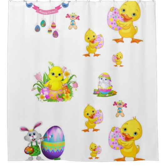 Duschvorhang Oster (Vorderseite)