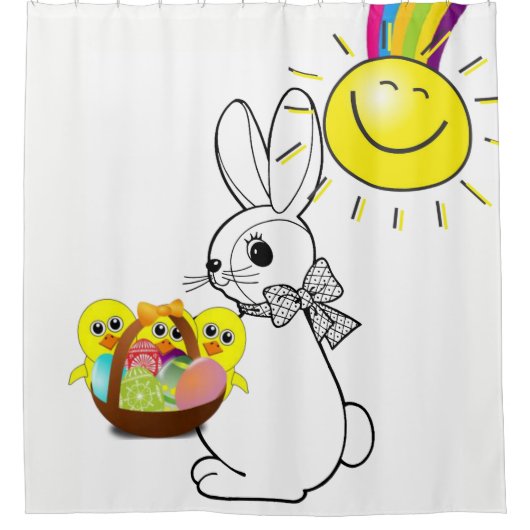 Duschvorhang Oster (Vorderseite)