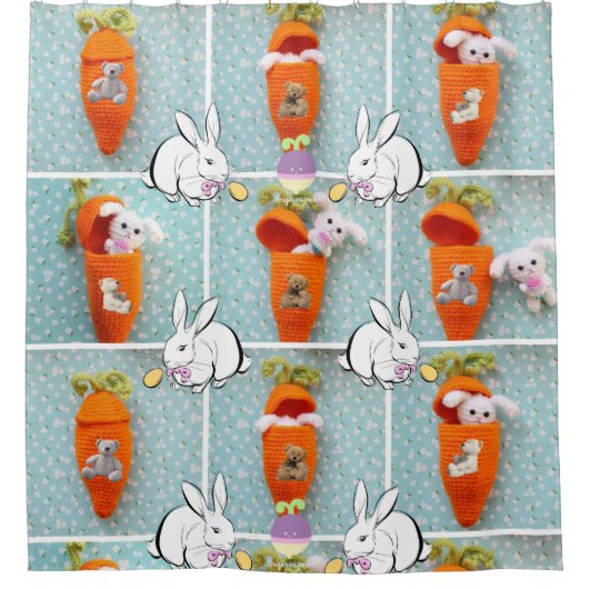 Duschvorhang Oster (Vorderseite)