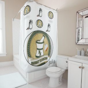 Duschvorhang Pharmacy Tech