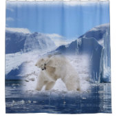 Duschvorhang Polar Bär (Vorderseite)