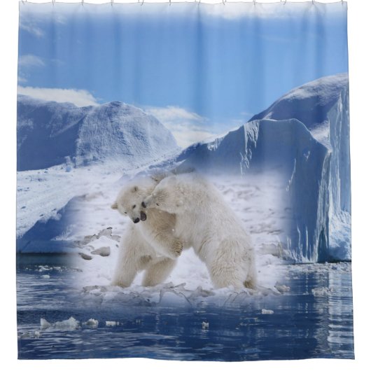 Duschvorhang Polar Bär (Vorderseite)