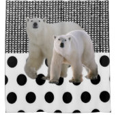 Duschvorhang Polar Bär (Vorderseite)