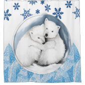 Duschvorhang Polar Bär (Vorderseite)