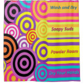 Duschvorhang Pulver Raum (Vorderseite)