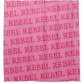 Duschvorhang - REBEL (Vorderseite)